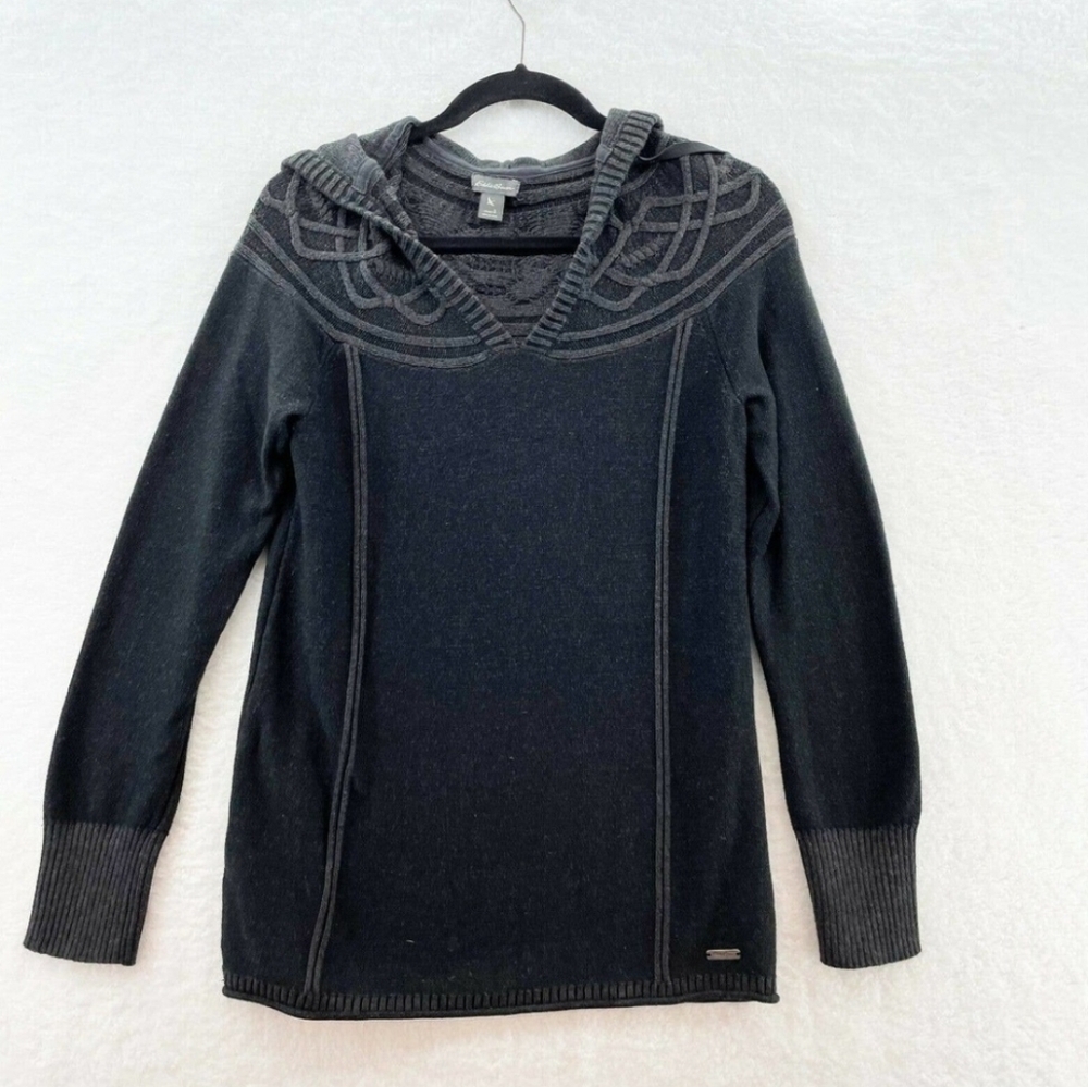 Eddie Bauer Black Knit Sweater